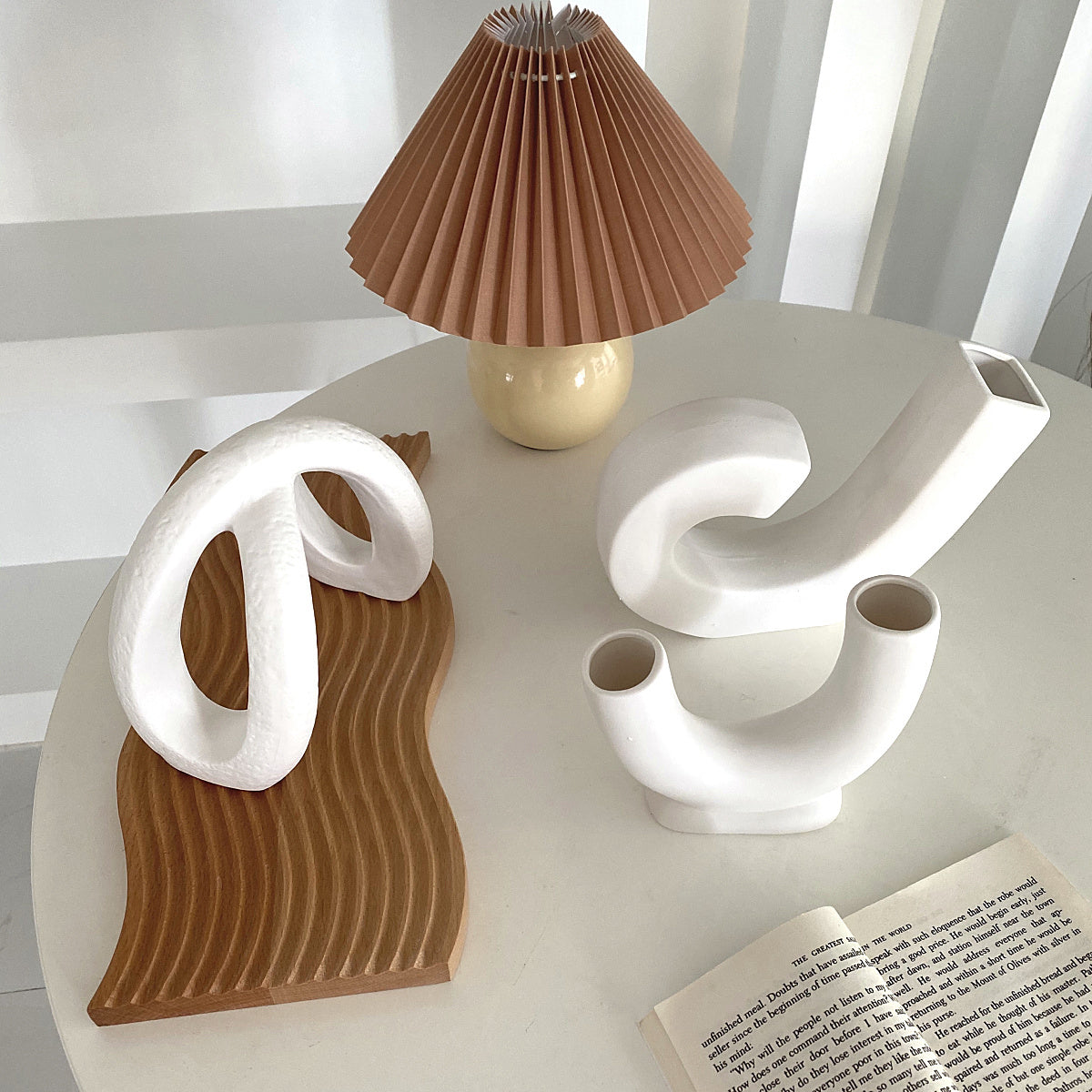 Nordic Ceramic Furnishing Ring Decor