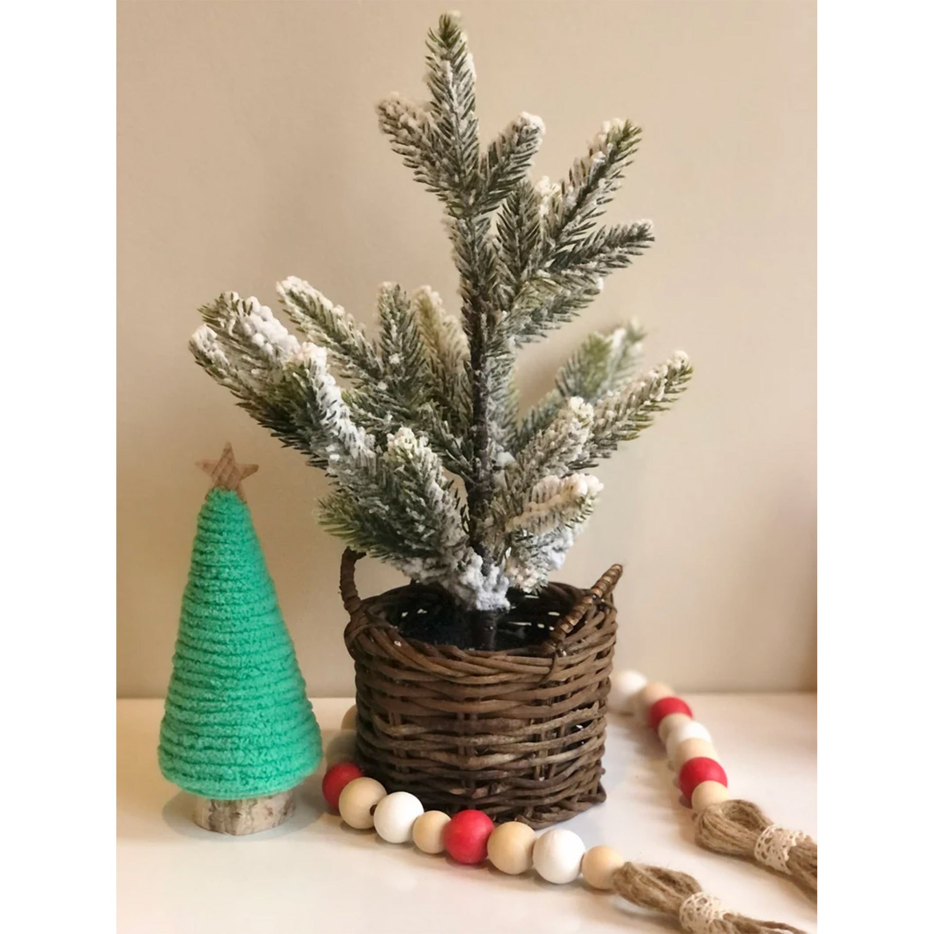 Christmas Layout Mini Tree Decorations